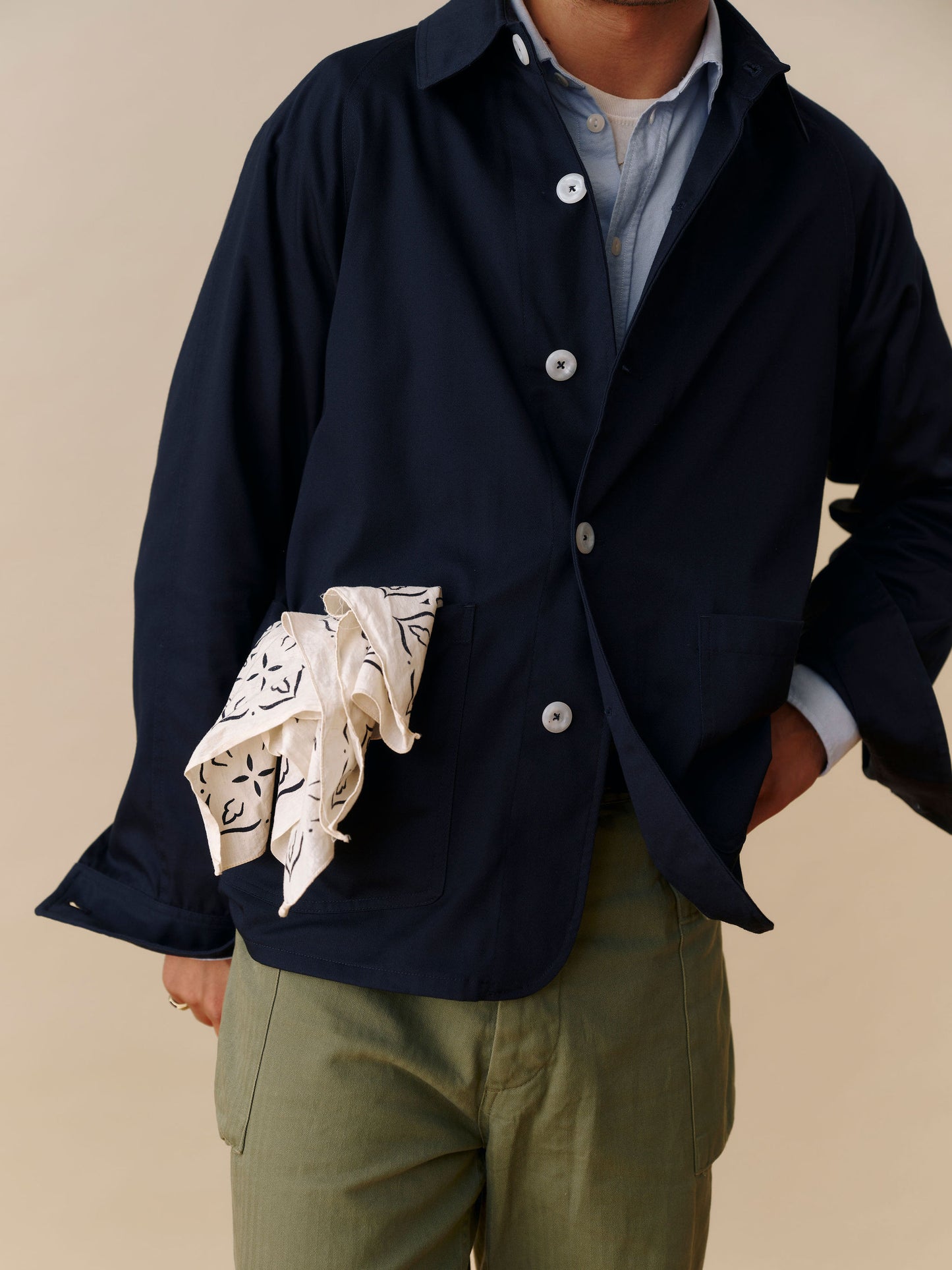 Navy Blue Carry-All Jacket